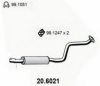 ASSO 20.6021 Middle Silencer